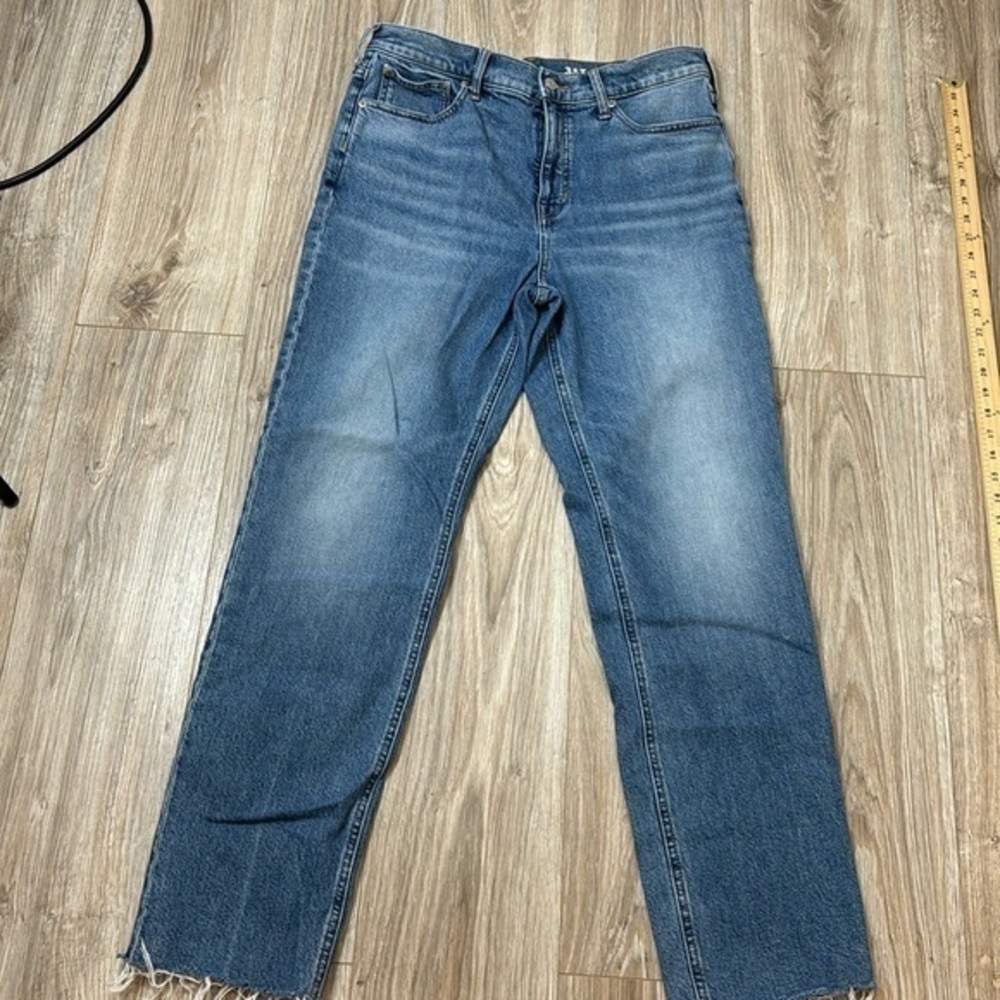 J. Crew full length straight classic raw hem size 31T